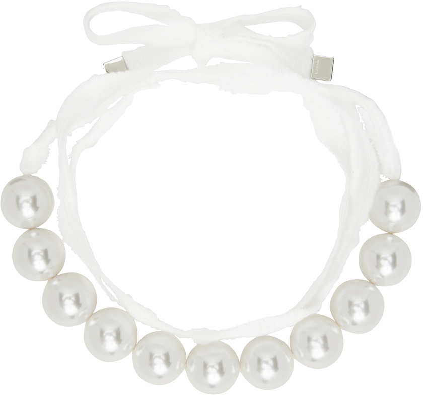 We11 Done White Pearl Necklace