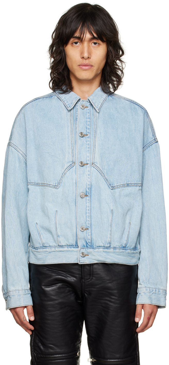 Blue Faded Denim Jacket