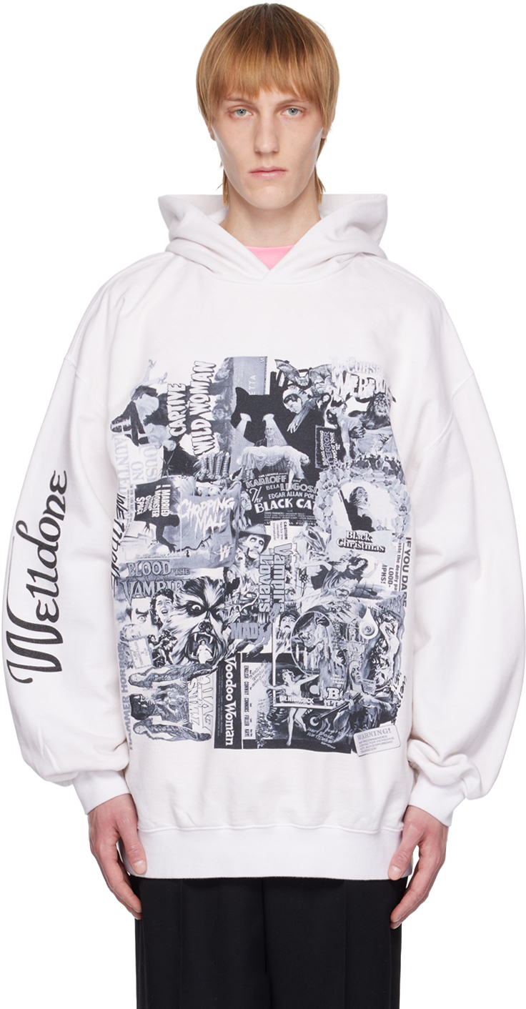 We11done Off-White Horror Collage Hoodie