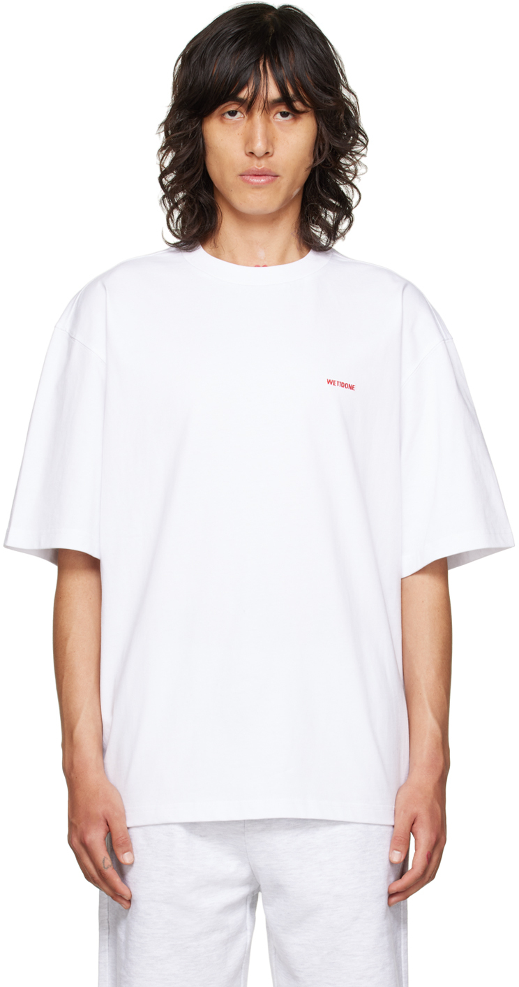 White Embroidered T-Shirt