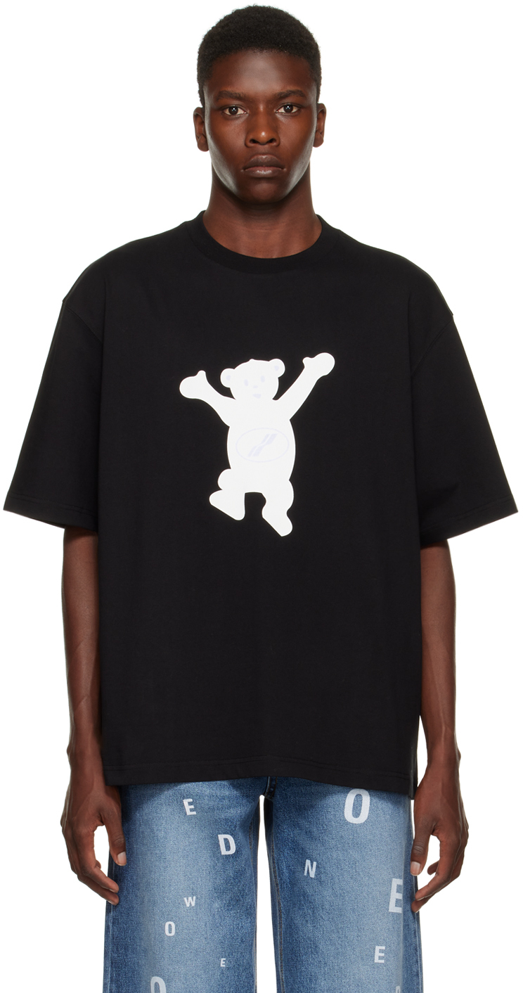 Black Teddy T-Shirt by We11done on Sale