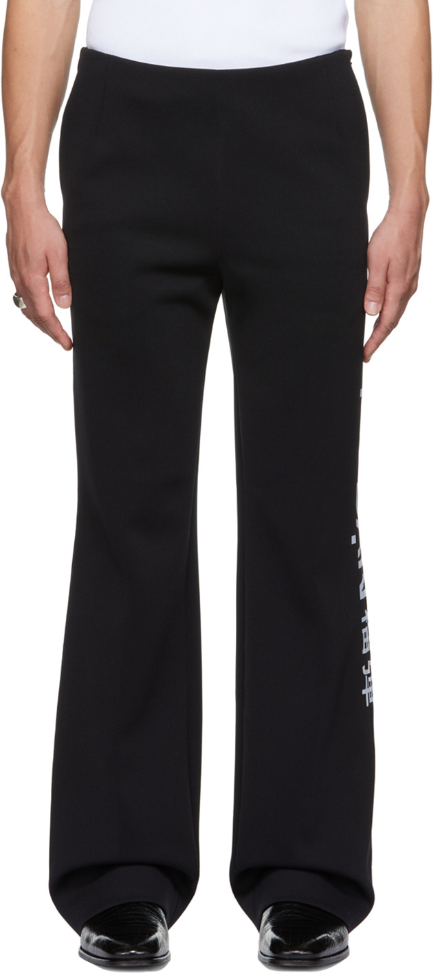 SSENSE Exclusive Black 70's Bellbottom Trousers