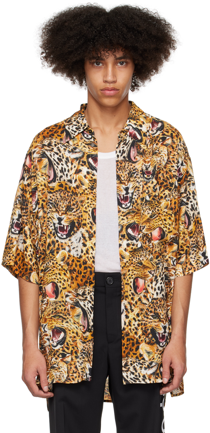 stussy leopard shirt