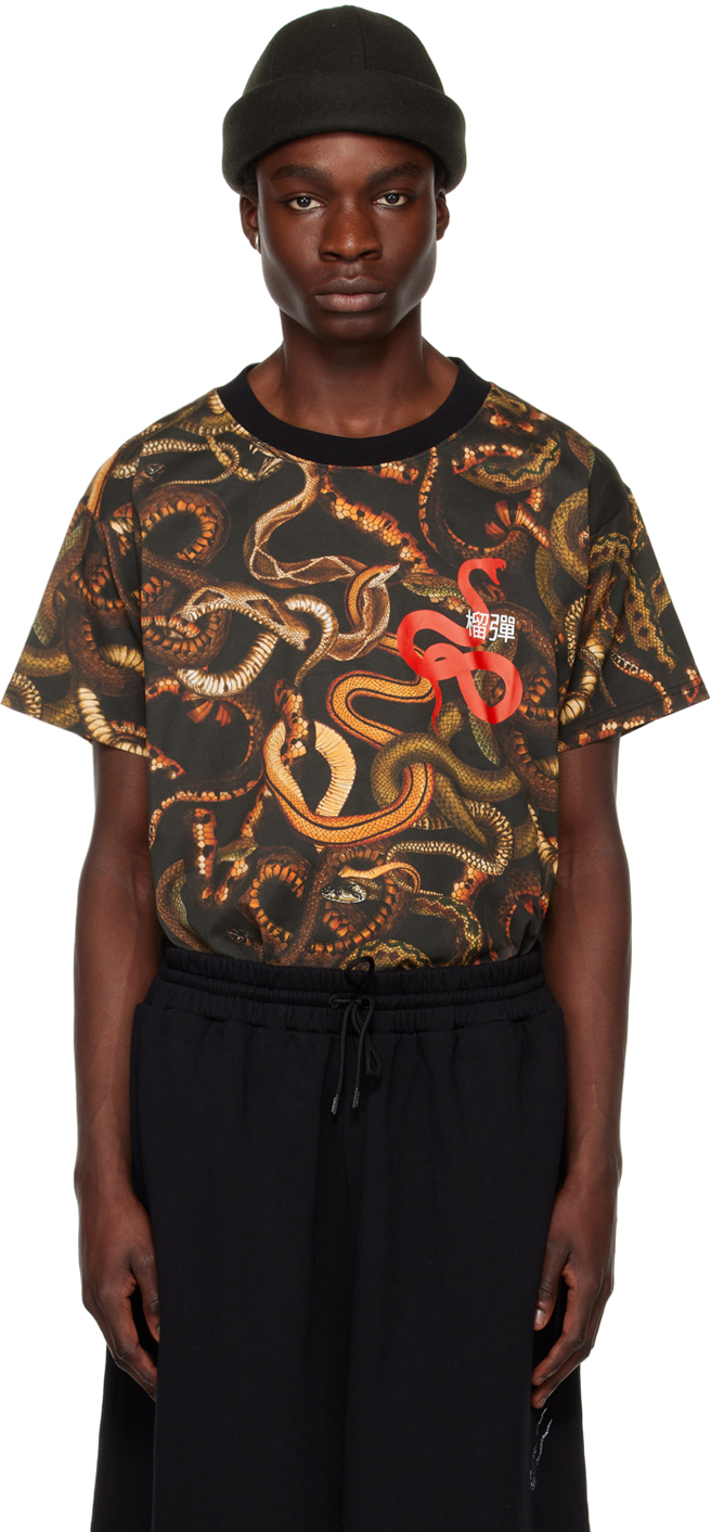 Black Snake Oversized Concert T-Shirt