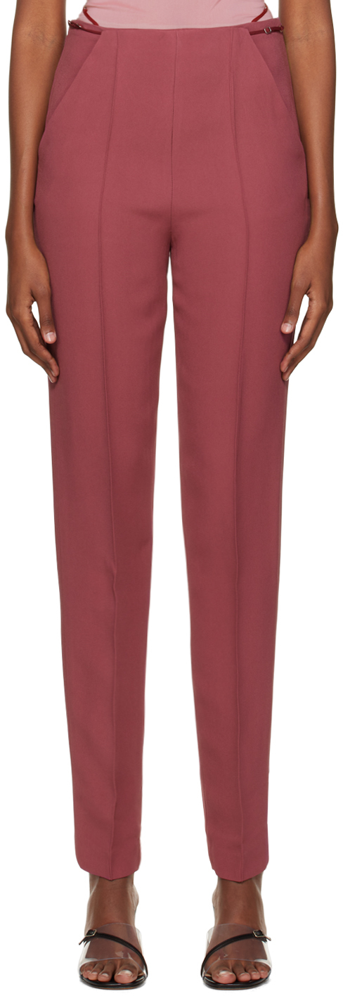 Pink Tailored Trousers