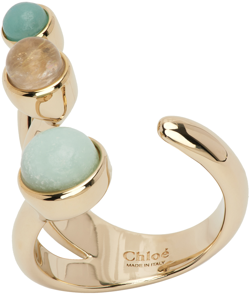 Chloé Gold Zodiac Aries Ring SSENSE Canada