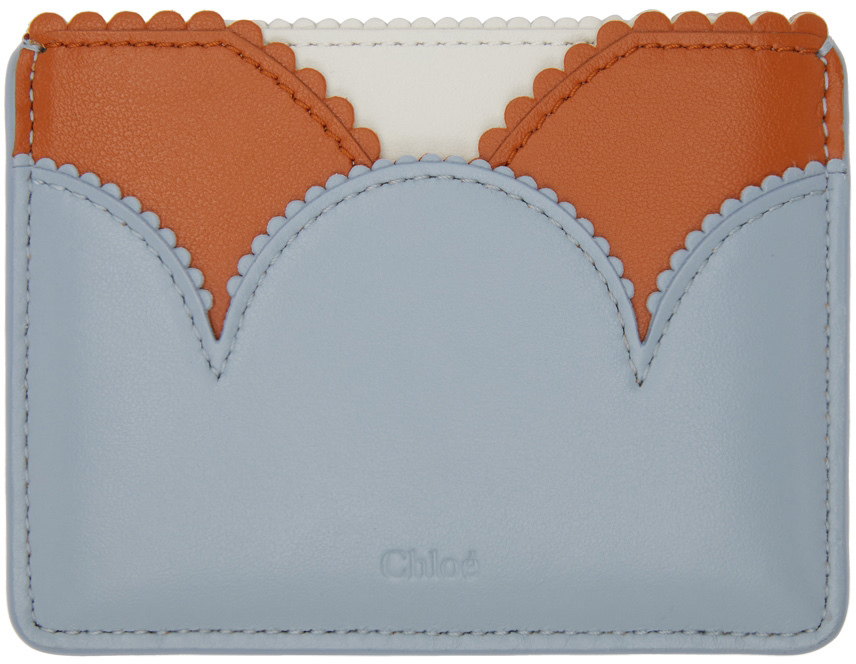 Blue Linda Card Holder SSENSE Women Accessories Bags Wallets 