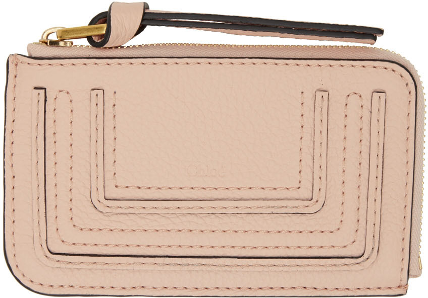 Chloé Leather Tan Long Alphabet Wallet in Black Womens Wallets and cardholders Chloé Wallets and cardholders 