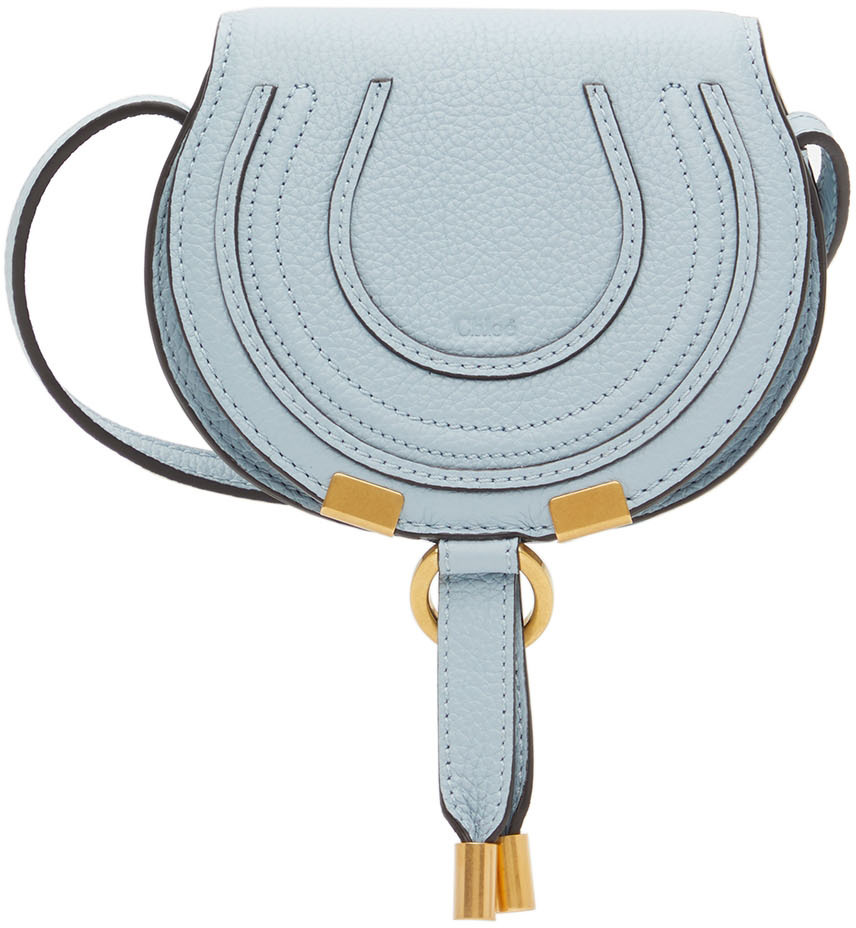 Chloé Marcie Nano Calfskin Saddle Bag (Mini Bags)