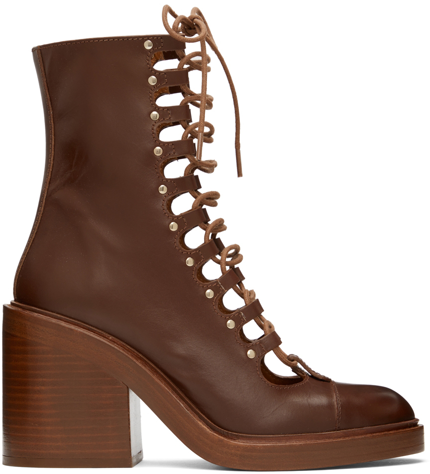 chloe boots brown thomas