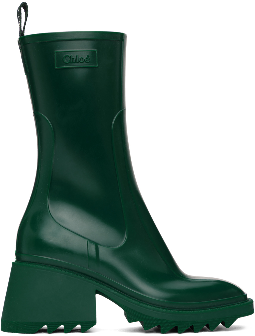 Chloé Green Betty Boots