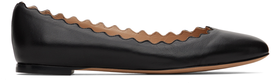 Chloé Black Lauren Ballerina Flats