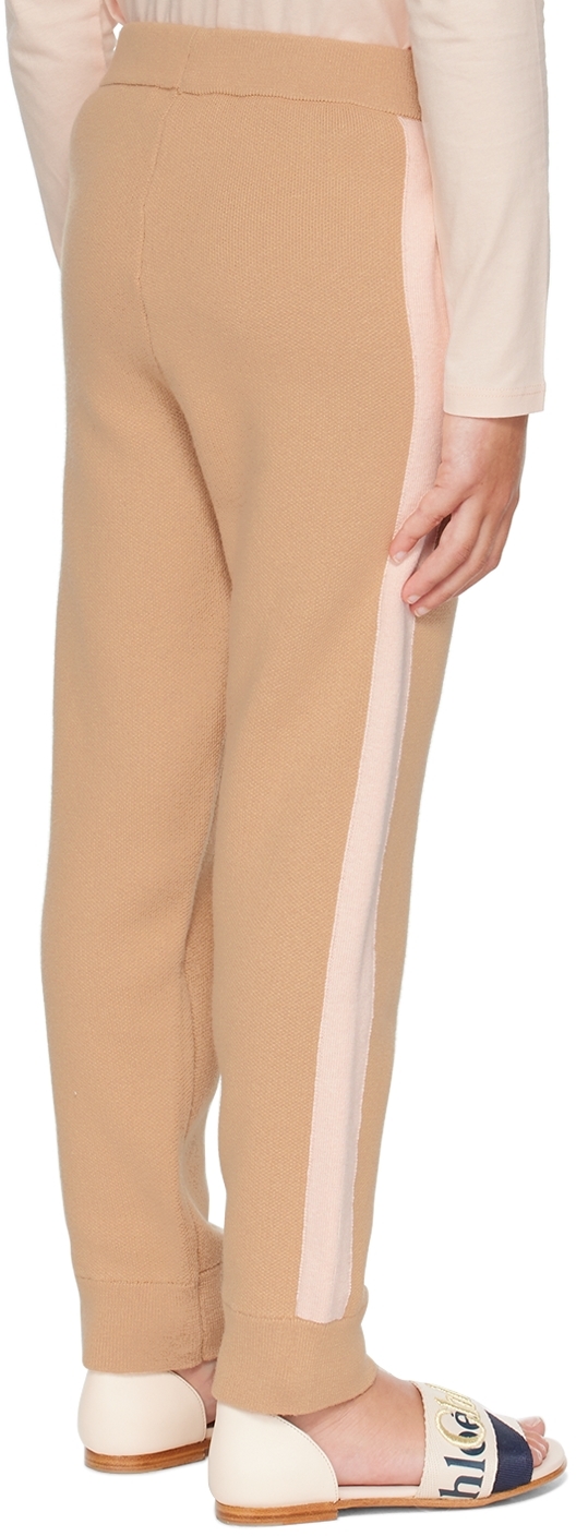 Chloé Brown Trousers Unisex Chloè Kids In 231 Stone