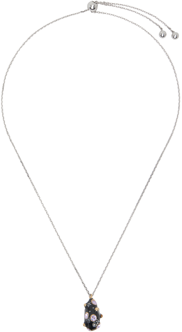 Silver Hybrid Necklace Ssense Uomo Accessori Gioielli Collane 