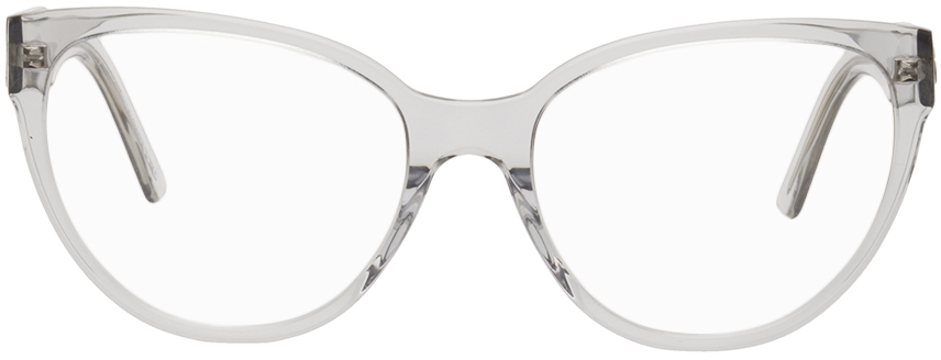 Gray Cat-Eye Glasses