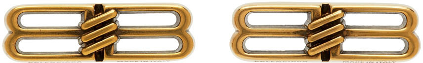 Gold BB Icon Earrings