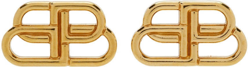 Gold BB Earrings