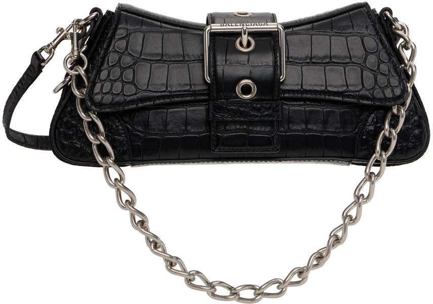 Balenciaga Black Small Lindsay Shoulder Bag