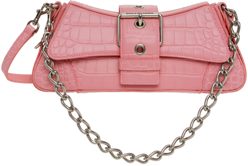 Balenciaga Pink Small Lindsay Shoulder Bag