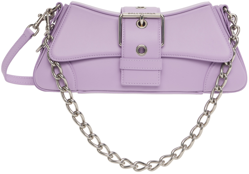 Balenciaga Purple Small Lindsay Shoulder Bag