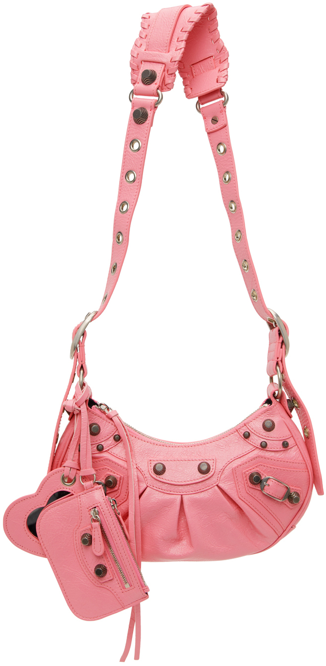 Balenciaga Pink XS 'Le Cagole' Shoulder Bag