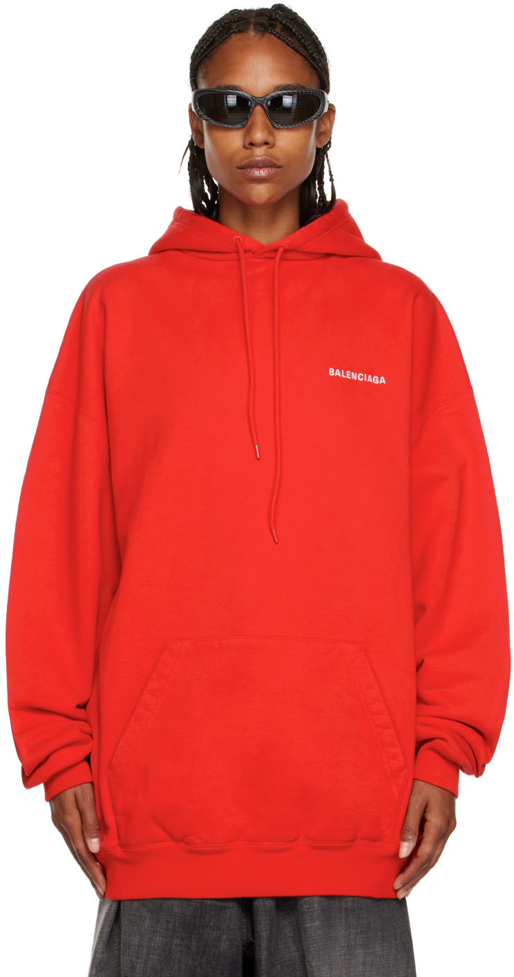 balenciaga hoodie pink writing