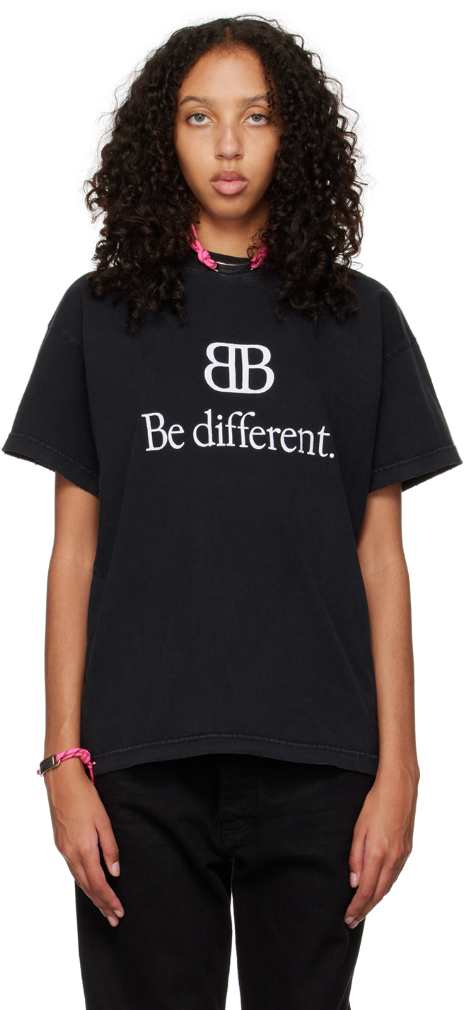 balenciaga be different tシャツ-