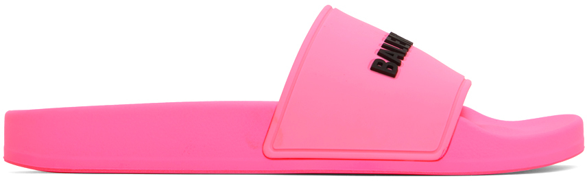 Balenciaga Pink Pool Slides