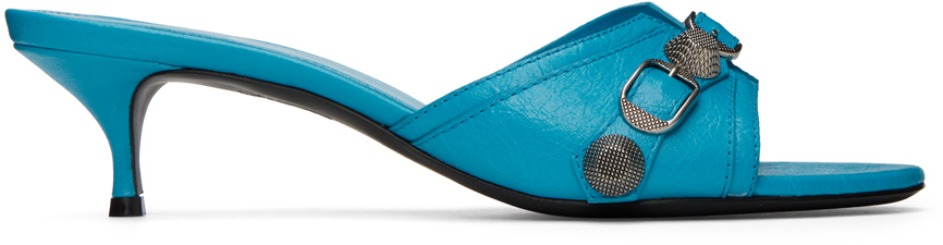 Sandales Frankie bleues Ssense Femme Chaussures Sandales À Talons À talons hauts 
