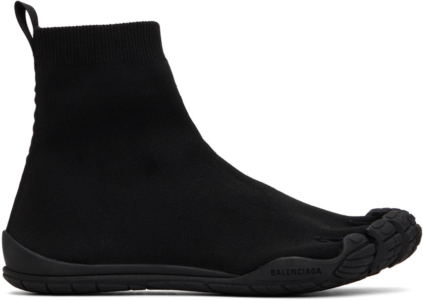 Balenciaga Black Flex Toe Sock Sneakers