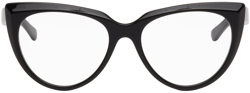 Balenciaga: Black Cat-Eye Glasses | SSENSE UK