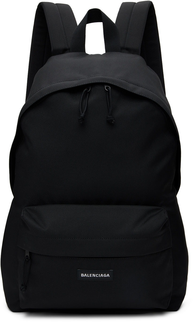 Balenciaga: Black Explorer Backpack | SSENSE