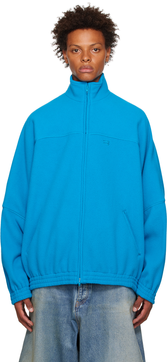 Blue Sporty B Tracksuit Jacket