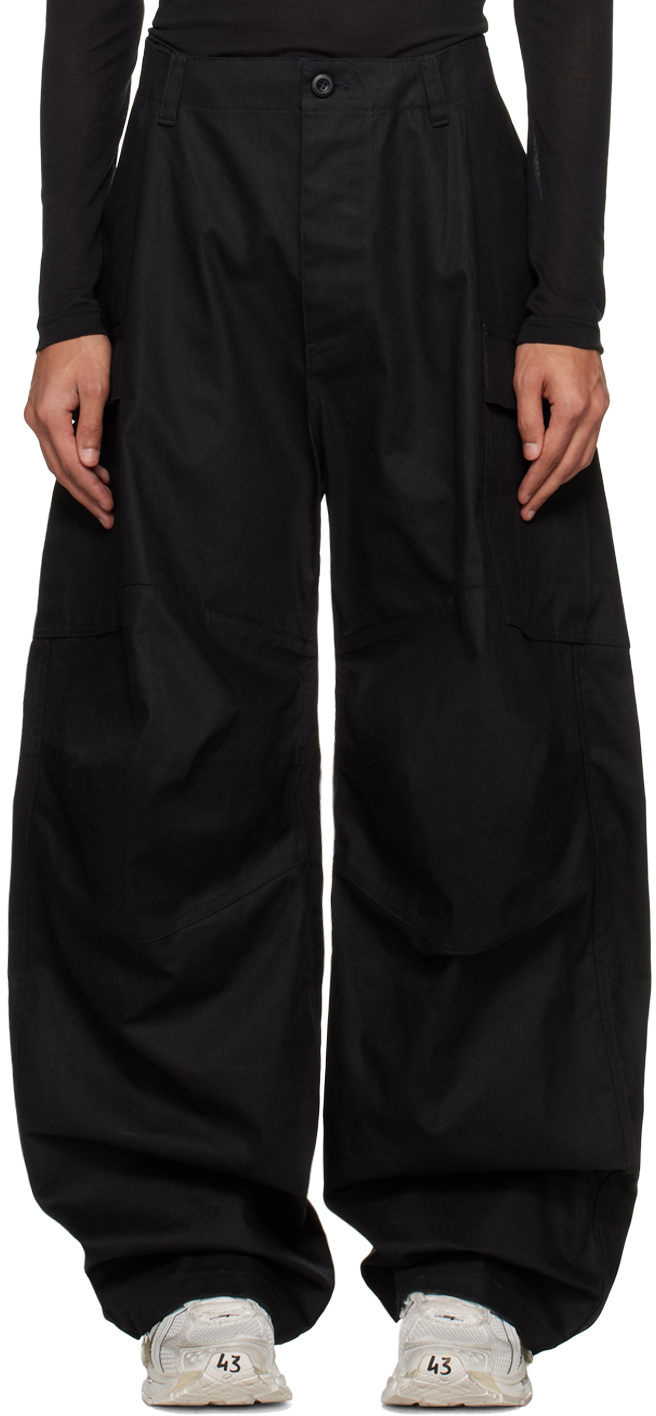 Balenciaga Black Kick Cargo Pants In 1000 Black | ModeSens