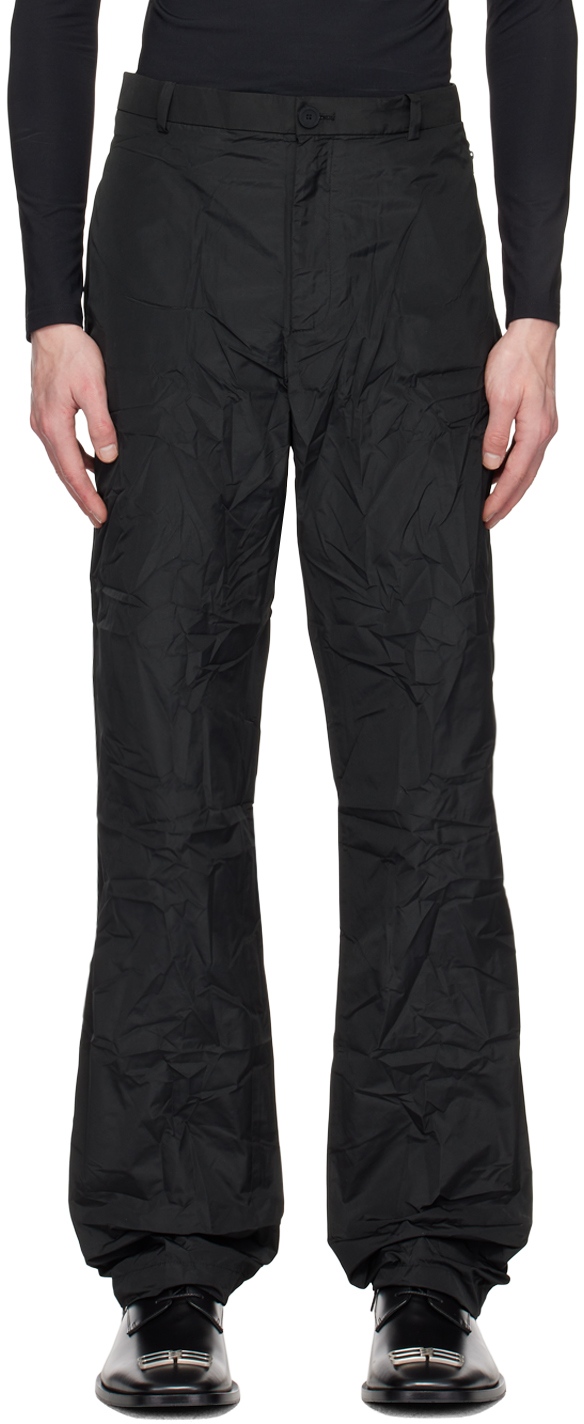 Balenciaga: Black Packable Trousers | SSENSE