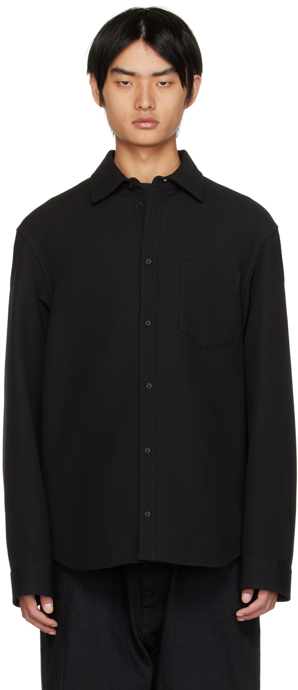 Balenciaga Black Shirt Jacket