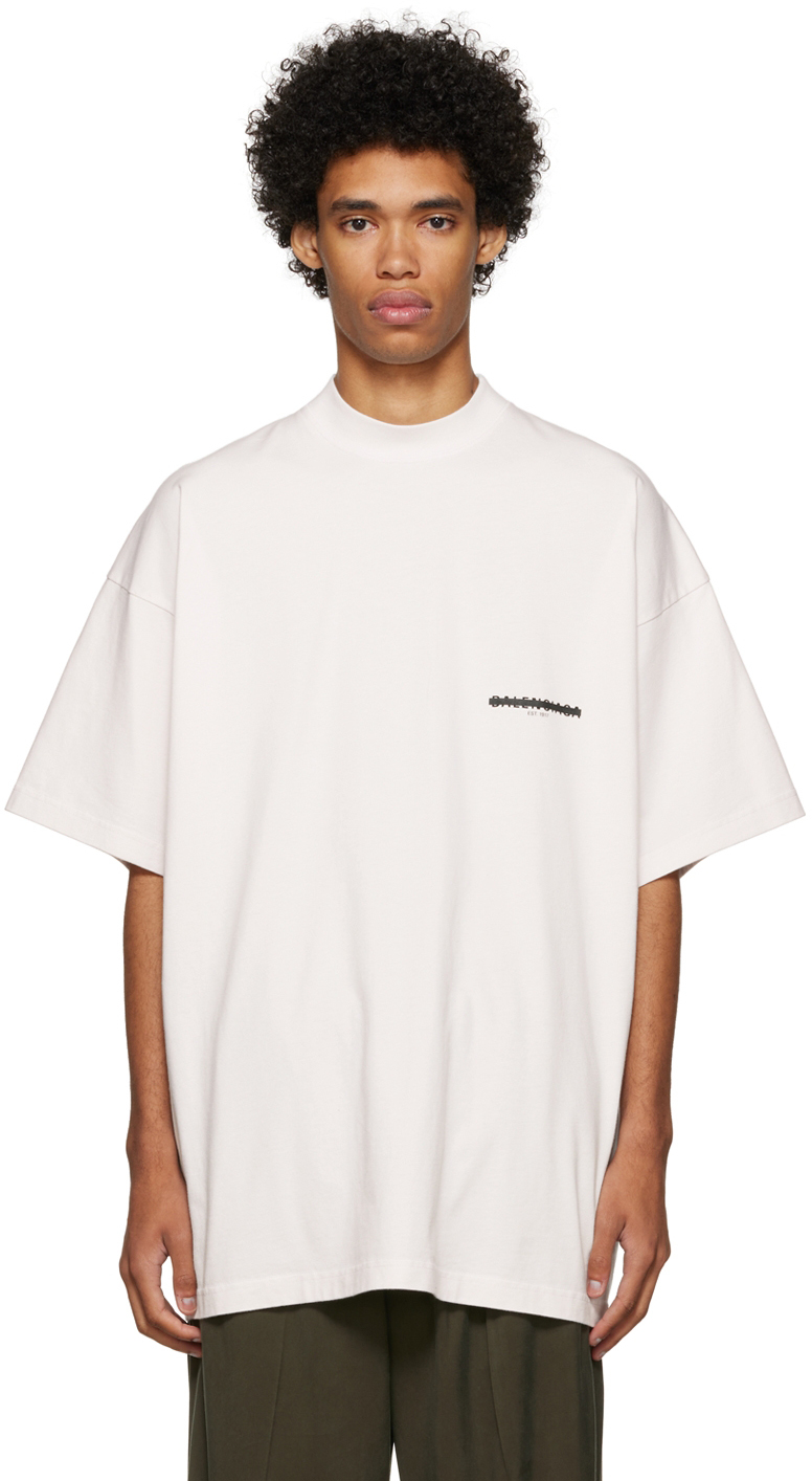 BALENCIAGA  Big Copyright T Shirt  Men  White 9040  Flannels
