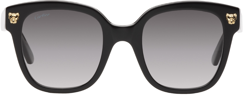 Cartier Black Panthère De Cartier Sunglasses