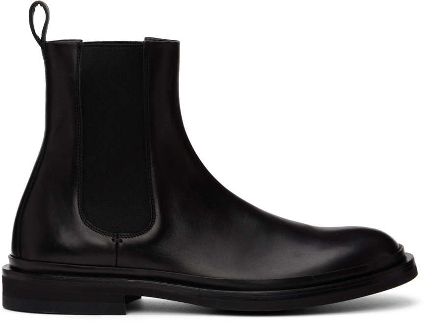 Officine Creative: Black Major 002 Chelsea Boots | SSENSE