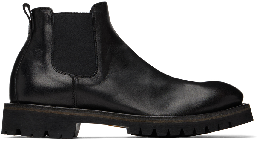 Officine Creative Black Issey Chelsea Boots