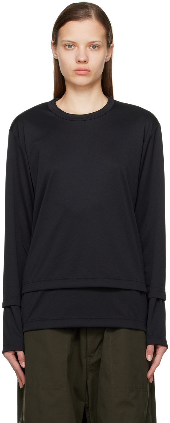 Understanding Importance shield Comme Des Garçons Homme Deux Black Layered Long Sleeve T-shirt In 1 Black |  ModeSens