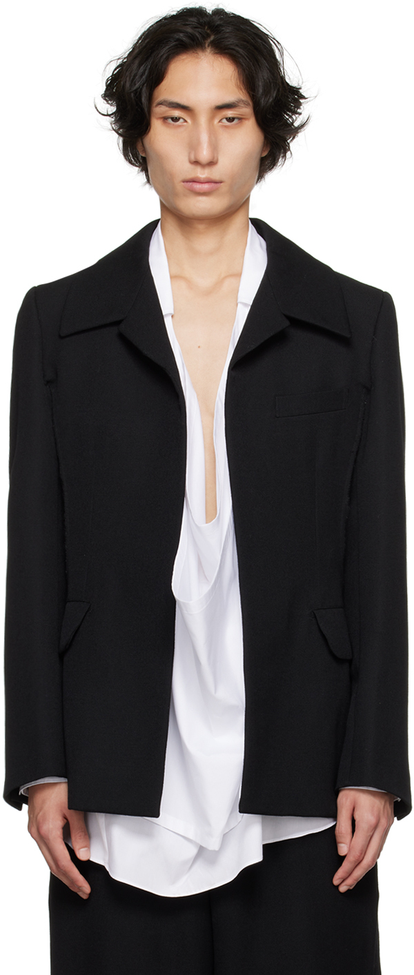 Black Cutout Blazer