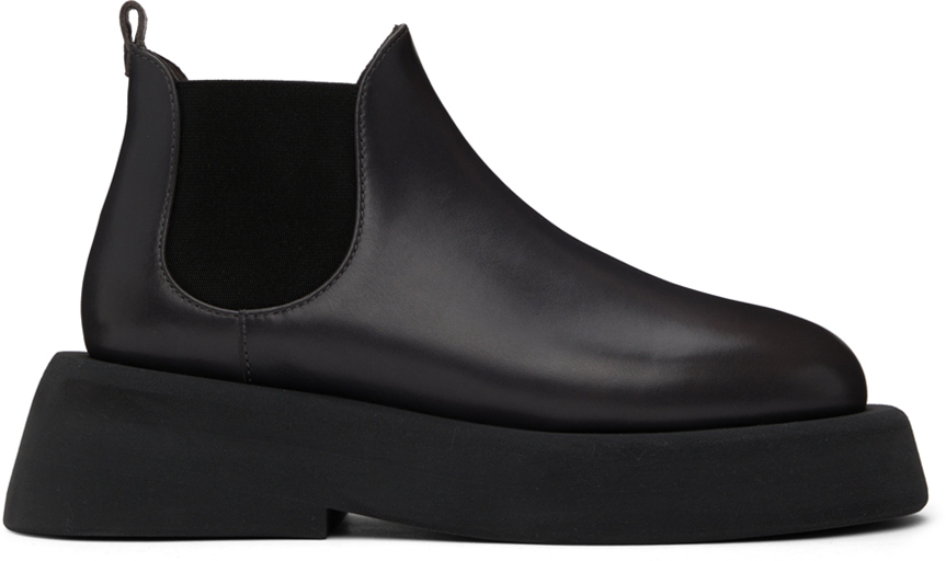 Marsèll Gray Gommellone Chelsea Boots In Black
