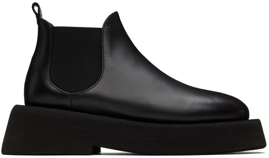 【関税込み】Marsell ブラック Gommellone チェルシーブーツ Gomello Boots — Black – La Garçonne