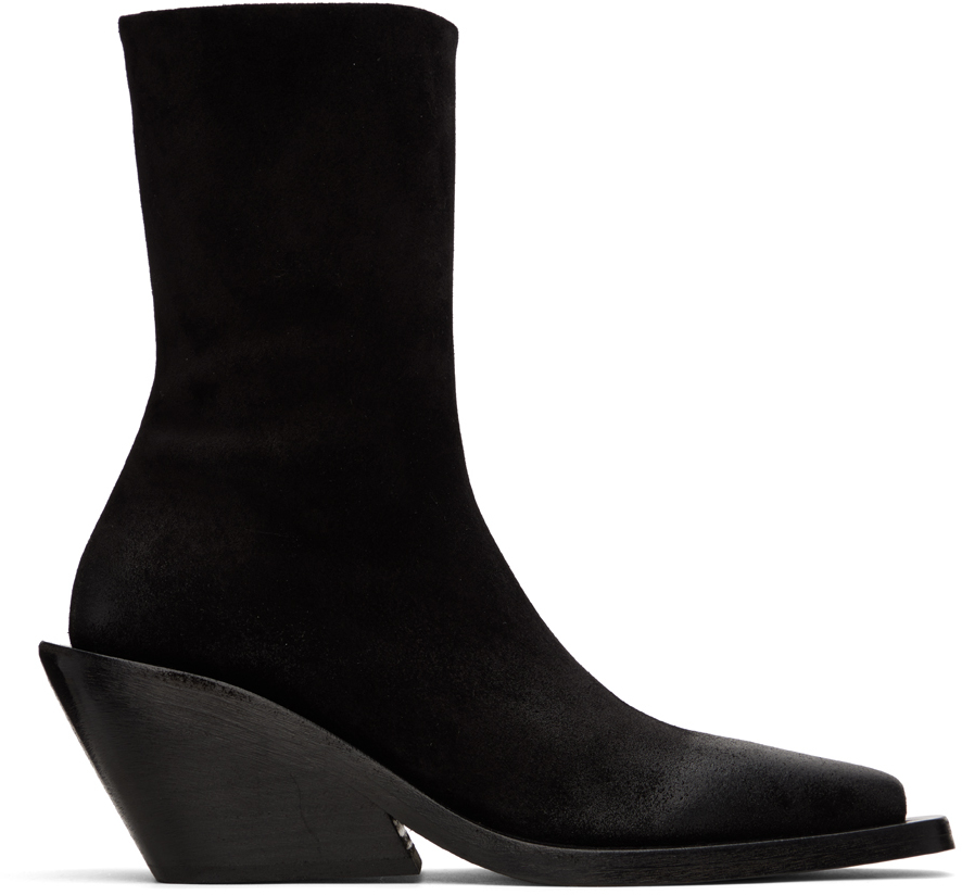 Black Gessetto Ankle Boots by Marsèll on Sale