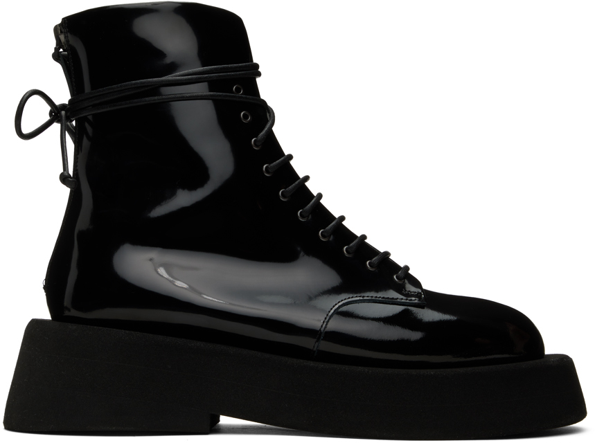 Marsèll Black Gomme Gommelone Lace-up Boots