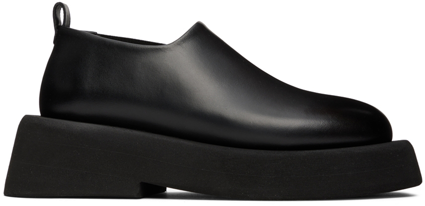 Marsèll Black Gommellone Loafers In 666 Black