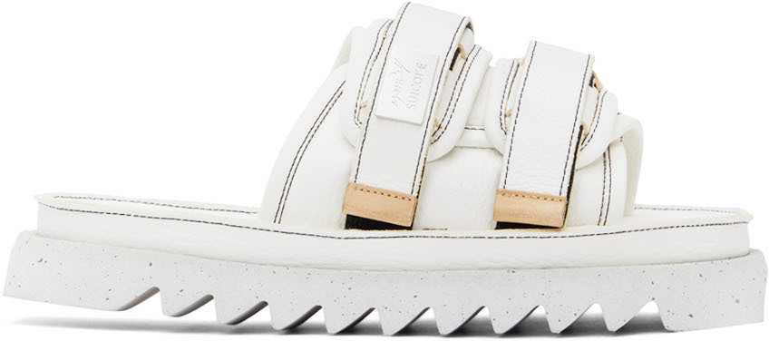 Marsèll White Suicoke Edition Moto Sandals