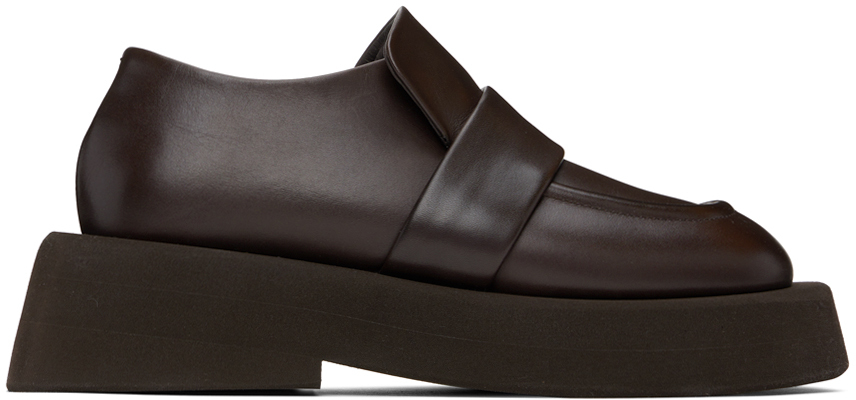 marsèll ssense exclusive brown gommellone loafers