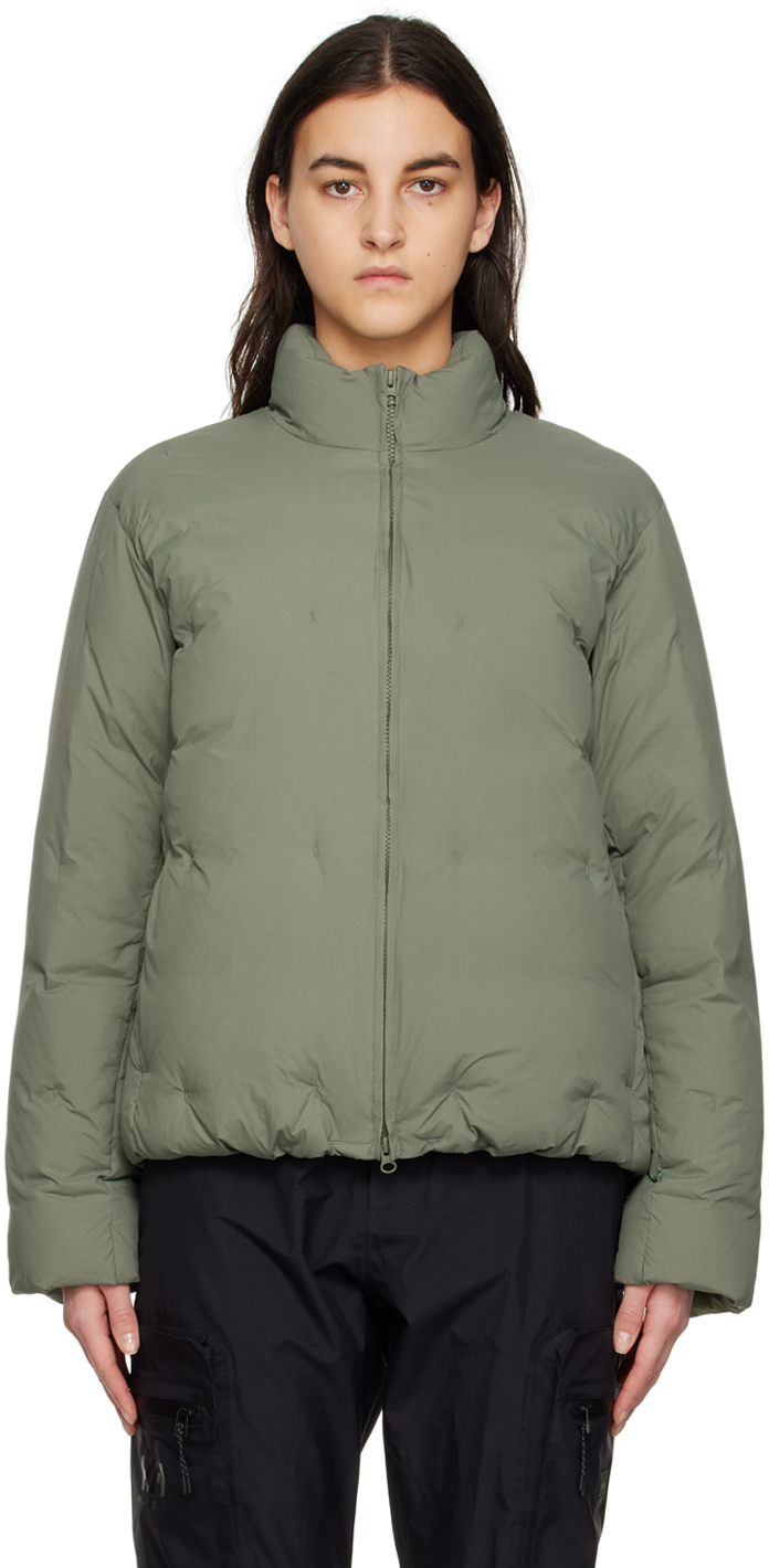 Post Archive Faction (paf) Khaki 5.0 Right Down Jacket In 21741807 Olive Green
